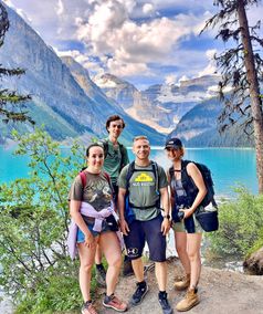 Groepsfoto Banff Park